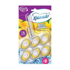 Tualetes bloks Roll Aroma Lemon duopack 2*51g cena un informācija | Tīrīšanas līdzekļi | 220.lv