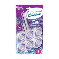 Tualetes bloks Roll Aroma Lavender duopack 2*51g cena un informācija | Tīrīšanas līdzekļi | 220.lv