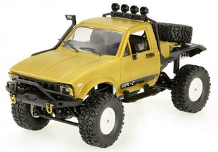 OFF-ROAD Toy car WPL C-14 (1:16, 4x4, 2.4G, LiPo) - dzeltens cena un informācija | Rotaļlietas zēniem | 220.lv