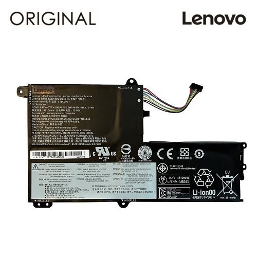 Klēpjdatora akumulators LENOVO L15C3PB1, 4510mAh, Original cena un informācija | Akumulatori portatīvajiem datoriem | 220.lv