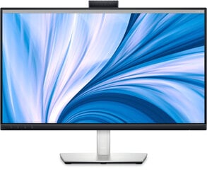 LCD Monitor|DELL|C2423H|23.8"|Business|Panel IPS|1920x1080|16:9|60Hz|Matte|5 ms|Speakers|Camera|Swivel|Pivot|Height adjustable|Tilt|Colour Black / Sil cena un informācija | Monitori | 220.lv