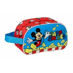 Tualetes soma skolai Mickey Mouse Happy Smiles (26 x 15 x 12 cm) cena un informācija | Skolas somas | 220.lv