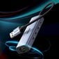 Ugreen multifunctional adapter HUB USB Type C - 3 x USB / Ethernet RJ-45 / USB Type C PD gray (CM475) cena un informācija | Adapteri un USB centrmezgli | 220.lv