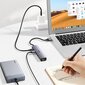 Ugreen multifunctional adapter HUB USB Type C - 3 x USB / Ethernet RJ-45 / USB Type C PD gray (CM475) цена и информация | Adapteri un USB centrmezgli | 220.lv