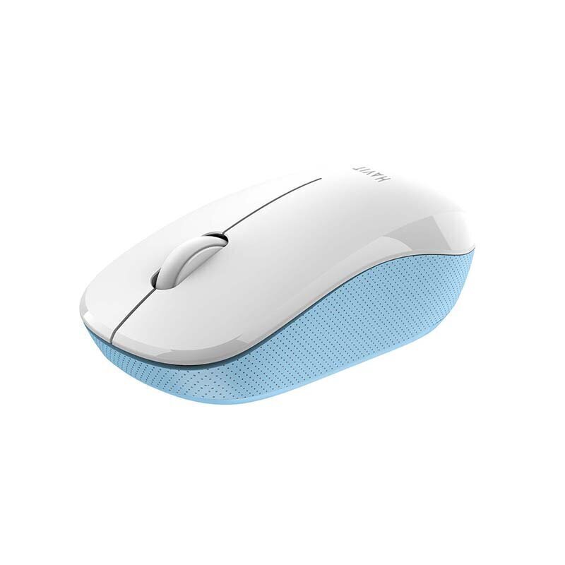 Havit MS66GT-WB universal wireless mouse (white&blue) cena un informācija | Peles | 220.lv
