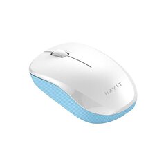 Havit MS66GT-WB universal wireless mouse (white&blue) цена и информация | Мыши | 220.lv