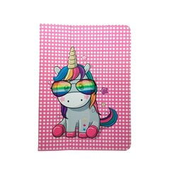 Universal case Rainbow Unicorn for tablet 9-10” cena un informācija | Somas, maciņi | 220.lv