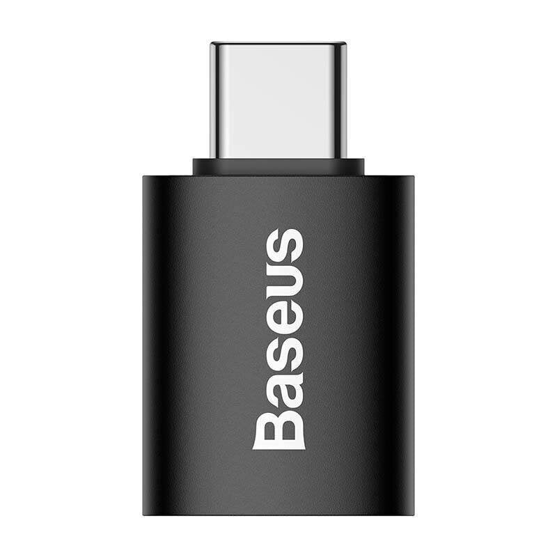 Baseus Ingenuity USB-C to USB-A adapter OTG (Black) cena un informācija | Adapteri un USB centrmezgli | 220.lv