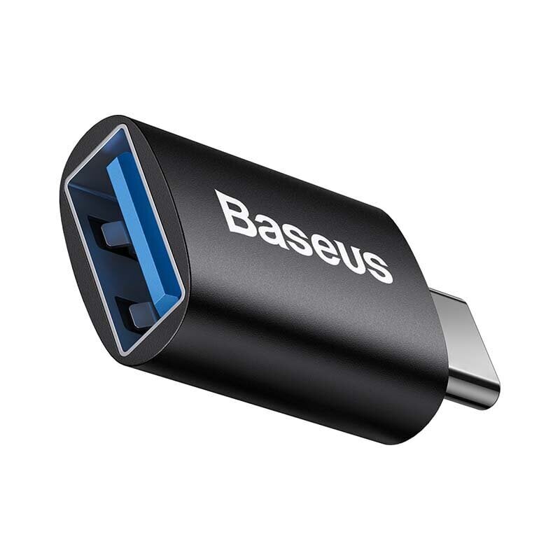 Baseus Ingenuity USB-C to USB-A adapter OTG (Black) cena un informācija | Adapteri un USB centrmezgli | 220.lv