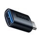 Baseus Ingenuity USB-C to USB-A adapter OTG (blue) цена и информация | Adapteri un USB centrmezgli | 220.lv