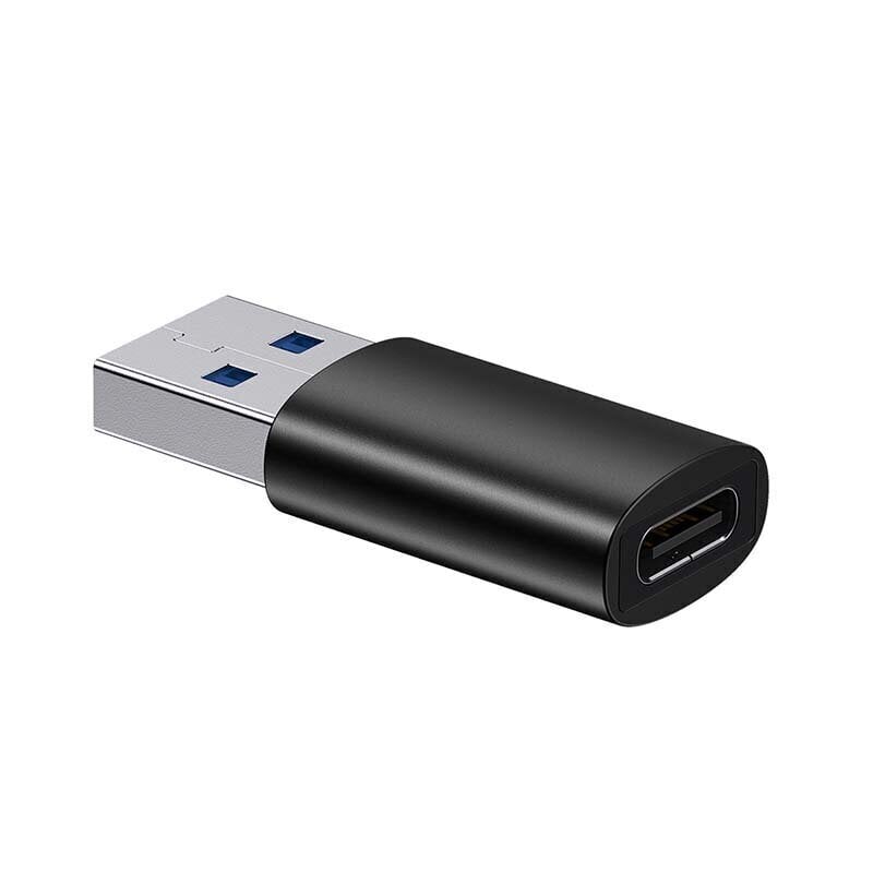 Baseus Ingenuity USB-A to USB-C adapter OTG (black) цена и информация | Adapteri un USB centrmezgli | 220.lv