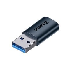 Baseus Ingenuity USB-A to USB-C adapter OTG (blue) cena un informācija | Baseus Datortehnika | 220.lv