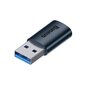 Baseus Ingenuity USB-A to USB-C adapter OTG (blue) cena un informācija | Adapteri un USB centrmezgli | 220.lv