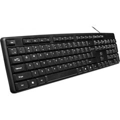 Rebeltec Uno wire keyboard black цена и информация | Клавиатуры | 220.lv