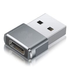 Переходник Fusion OTG USB 3.0 на USB-C 3.1, серебристого цвета цена и информация | Адаптеры и USB разветвители | 220.lv