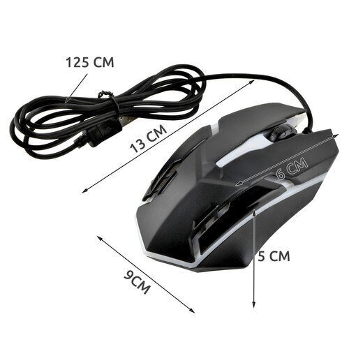 GoodBuy spēļu pele LED / 1200 DPI / USB цена и информация | Peles | 220.lv