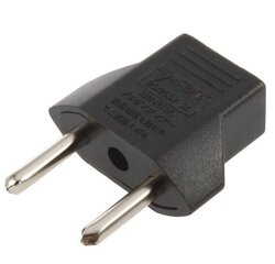 Przejściówka adapter US-EURO EU US cena un informācija | Adapteri un USB centrmezgli | 220.lv