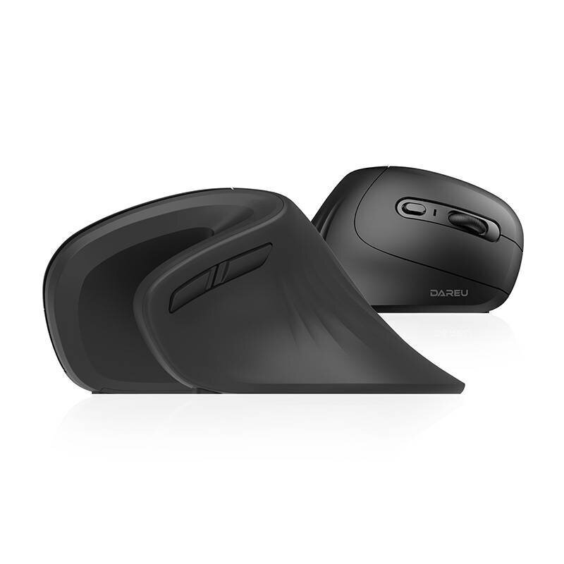 Wireless Vertical Mouse Dareu LM109 Magic Hand Bluetooth + 2.4G (black) цена и информация | Peles | 220.lv