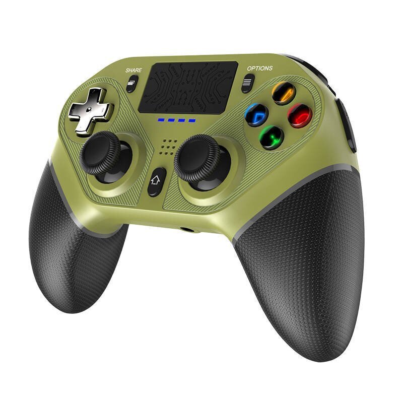 iPega Ninja PG-P4010A Wireless Gaming Controller touchpad PS4 (khaki) cena un informācija | Spēļu kontrolieri | 220.lv