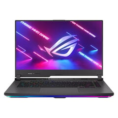 ASUS ROG Strix G15 Ryzen 7 6800H 15.6&#34; FHD 144Hz IPS 250nits AG 16GB DDR5 4800 SSD512 GeForce RTX 3050 WLAN&#43;BT LAN Win11 56WHrs Eclipse Gray Portatīvais dators цена и информация | Ноутбуки | 220.lv