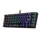 Mechanical gaming keyboard Motospeed CK67 RGB (black) цена и информация | Klaviatūras | 220.lv