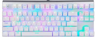 Mechanical gaming keyboard Motospeed CK101 RGB (white) cena un informācija | Klaviatūras | 220.lv
