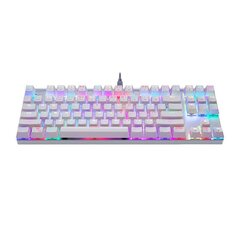 Mechanical gaming keyboard Motospeed CK101 RGB (white) cena un informācija | Klaviatūras | 220.lv