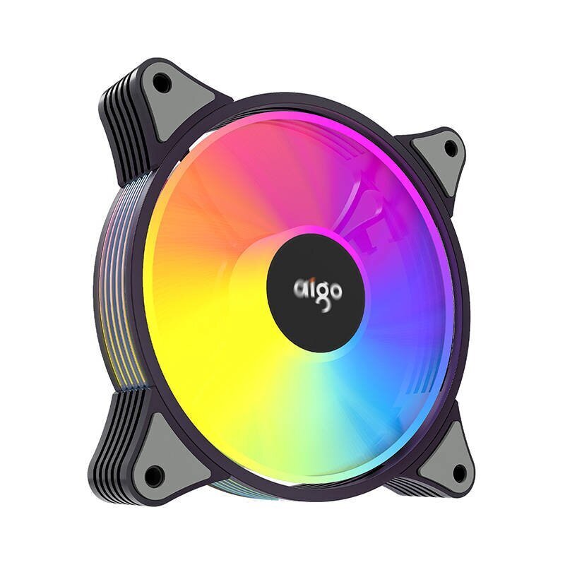 Aigo AR12 ARGB Computer Fan set 3in1 120x120 (black) цена и информация | Datora ventilatori | 220.lv