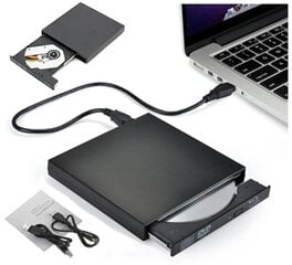 ĀRĒJĀ DZIŅA CD-R / DVD-RW / ROM USB RAKSTĪTĀJS 3 цена и информация | Оптические устройства | 220.lv