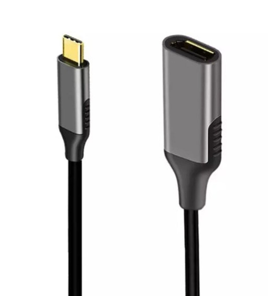 USB-C DisplayPort 1.2 sieviešu 4K 60HZ adaptera kabelis цена и информация | Adapteri un USB centrmezgli | 220.lv