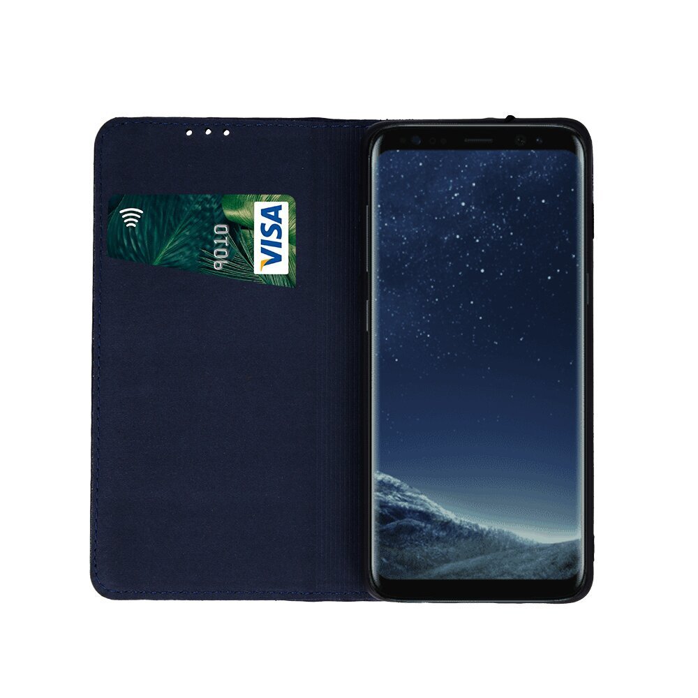 Geniune Leather Smart Pro case for Samsung Galaxy A53 5G navy blue cena un informācija | Telefonu vāciņi, maciņi | 220.lv