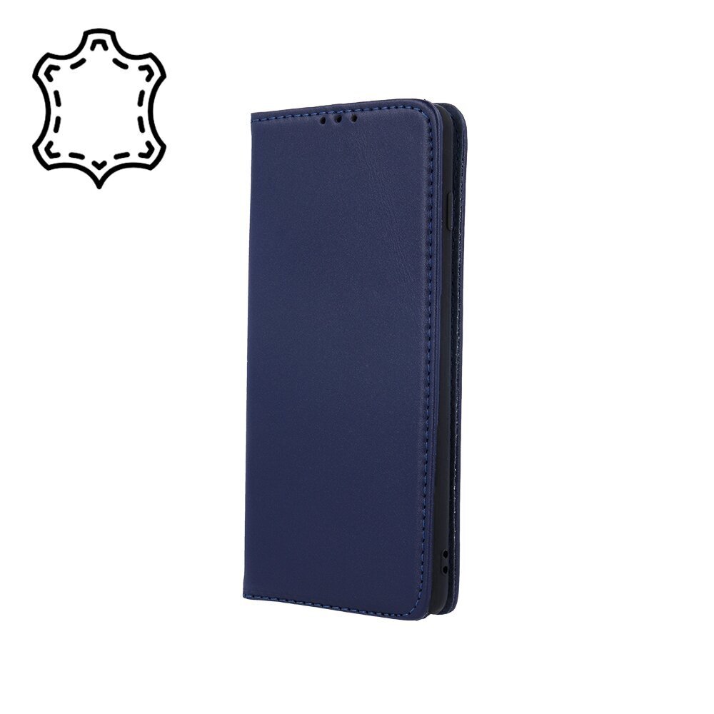 Geniune Leather Smart Pro case for Samsung Galaxy A53 5G navy blue cena un informācija | Telefonu vāciņi, maciņi | 220.lv