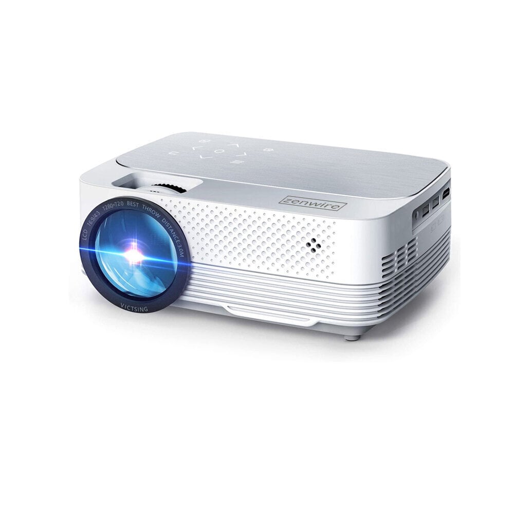 Mini projektors Full HD LED projektors 720p 4000lm 2000: 1170 collu Zenwire Q6 cena un informācija | Projektori | 220.lv