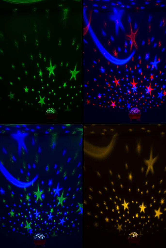 Nakts lampa ar projektoru цена и информация | Lampas bērnu istabai | 220.lv