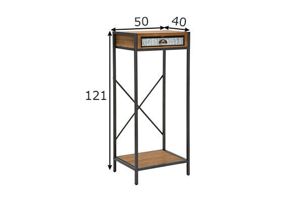 ĪRU TELEFONS 50X40X121 CM cena un informācija | Konsoles galdiņi | 220.lv