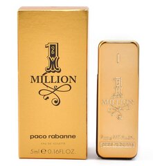 Paco Rabanne 1 Million EDT vīriešiem 5 ml cena un informācija | Vīriešu smaržas | 220.lv