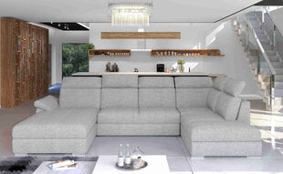 Угловой диван-кровать Evanell-Left-Cover 83, серый цена и информация | Диваны | 220.lv