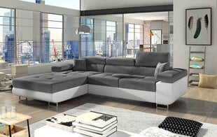 Угловой диван-кровать Armando-Left-Sawana 05 / Soft 17, серый цена и информация | Диваны | 220.lv