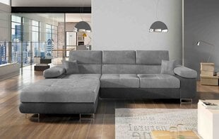 Угловой диван-кровать Армандо-Лево-Монолит 84 / Монолит 97, серый цена и информация | Диваны | 220.lv