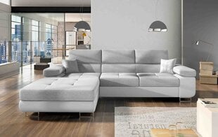 Угловой диван-кровать Armando-Left-Sawana 21 / Soft 17, серый цена и информация | Диваны | 220.lv