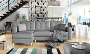 Угловой диван-кровать Asgard L-Soft 29, серый цена и информация | Диваны | 220.lv
