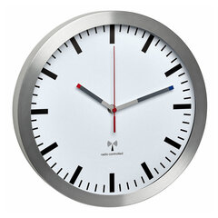 Sienas pulkstenis ar alumīnija rāmi TFA 60.3528.02 cena un informācija | Pulksteņi | 220.lv