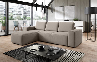 Stūra dīvāns NORE Silla Poco 07, smilškrāsas cena un informācija | Stūra dīvāni | 220.lv