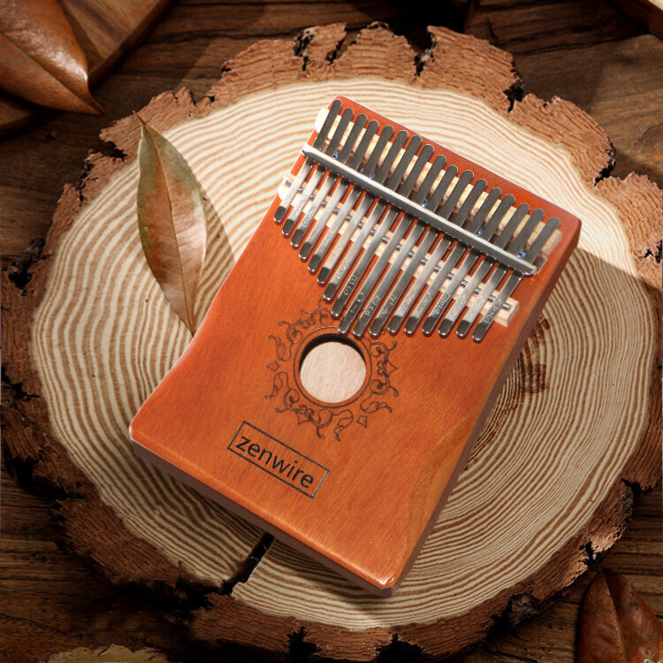 Kalimba, koka klavieres Brown Zenwire K-01 цена и информация | Perkusijas | 220.lv