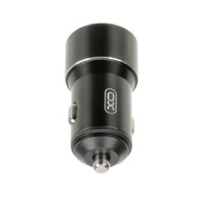 XO auto lādētājs CC30 2x USB 2,4A, melns cena un informācija | Lādētāji un adapteri | 220.lv