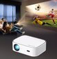 Projektors LED projektors 4K Full HD 8800 lm 6000: 1 220 '' WiFi Bluetooth Zenwire Yg550 цена и информация | Projektori | 220.lv