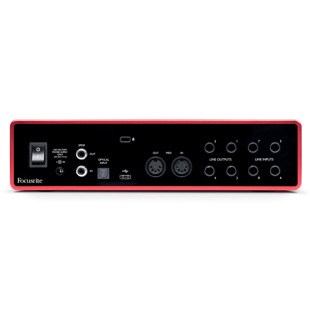 Skaņas karte Focusrite Scarlett 18i8 3rd Gen цена и информация | Mūzikas instrumentu piederumi | 220.lv