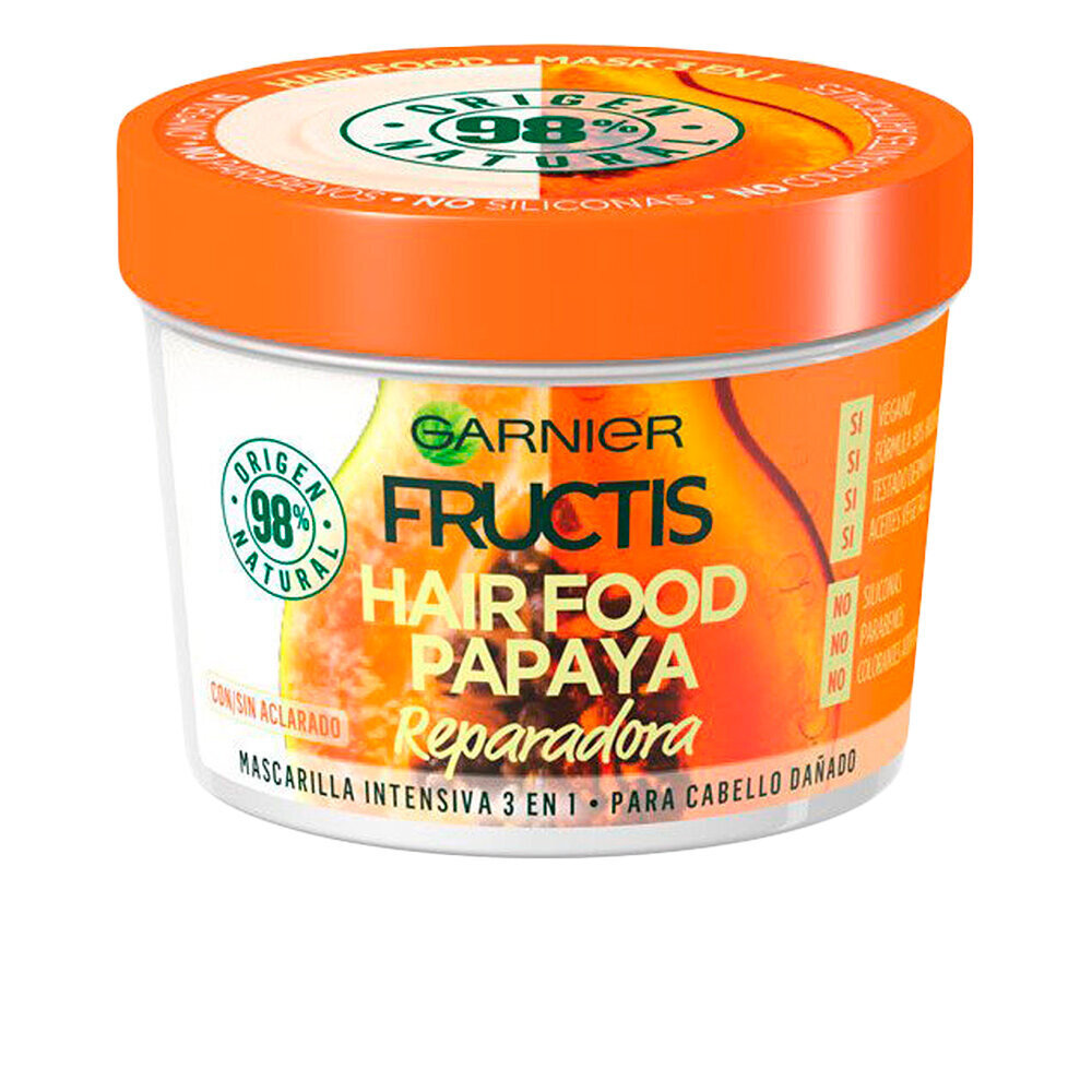 Atjaunojoša matu maska Hair Food Papaya Fructis, 390 ml cena un informācija | Matu uzlabošanai | 220.lv