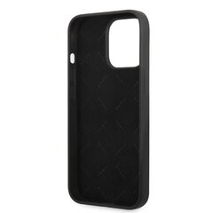 Guess Silicone Line Triangle maciņš, piemērots iPhone 13 Pro Max, melns cena un informācija | Telefonu vāciņi, maciņi | 220.lv