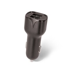 Setty auto lādētājs 2x USB 1,4A, melns цена и информация | Зарядные устройства для телефонов | 220.lv